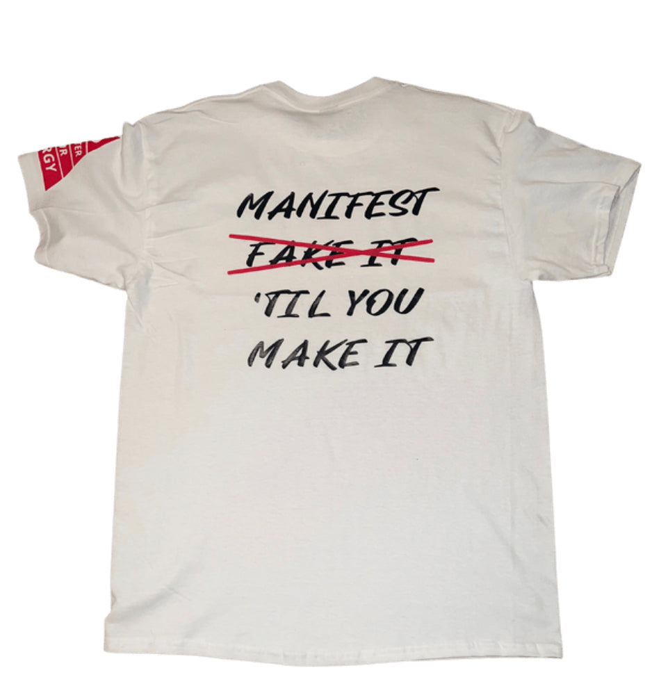 HUSTLE over struggle T-shirt (WHITE)