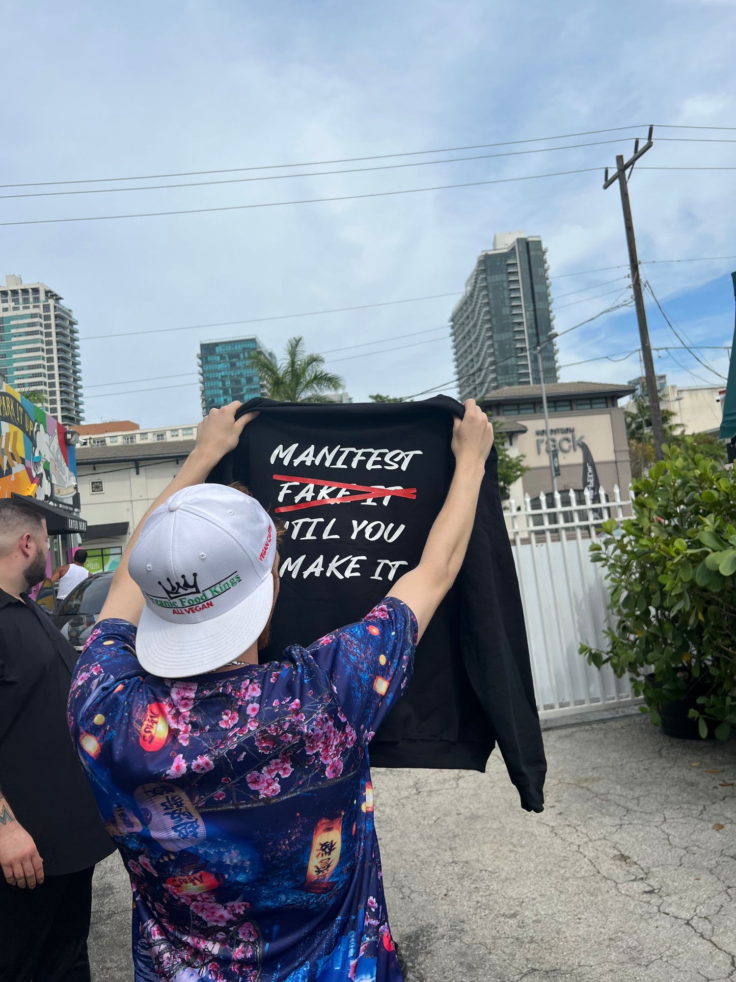 HUSTLE over struggle T-shirt (BLACK)