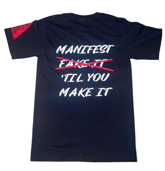 HUSTLE over struggle T-shirt (BLACK)